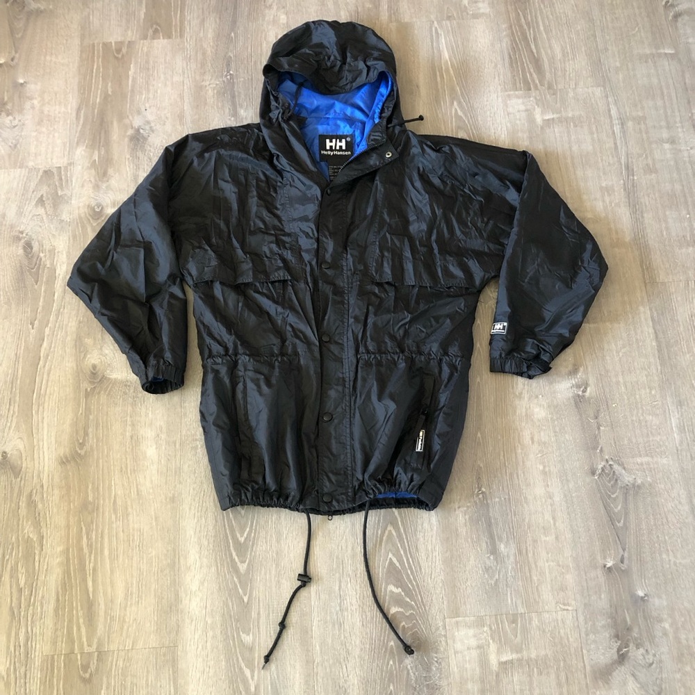 90s Helly Hansen Packable Line Drawstring Windbre… - image 5